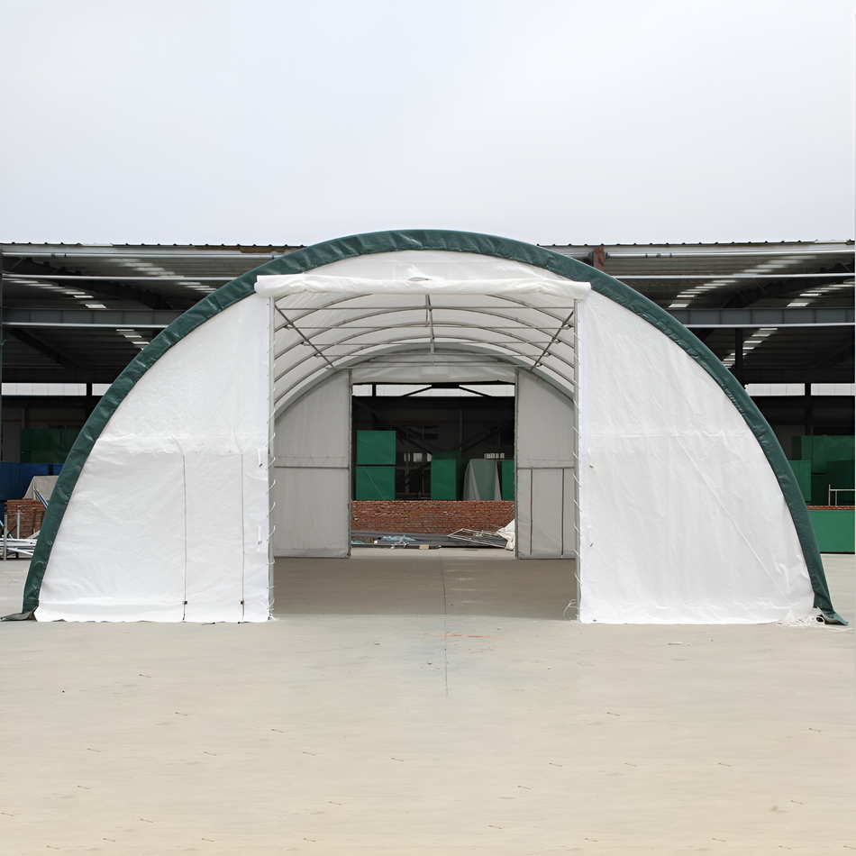 9m széles Szimplavas Félköríves Raktársátor