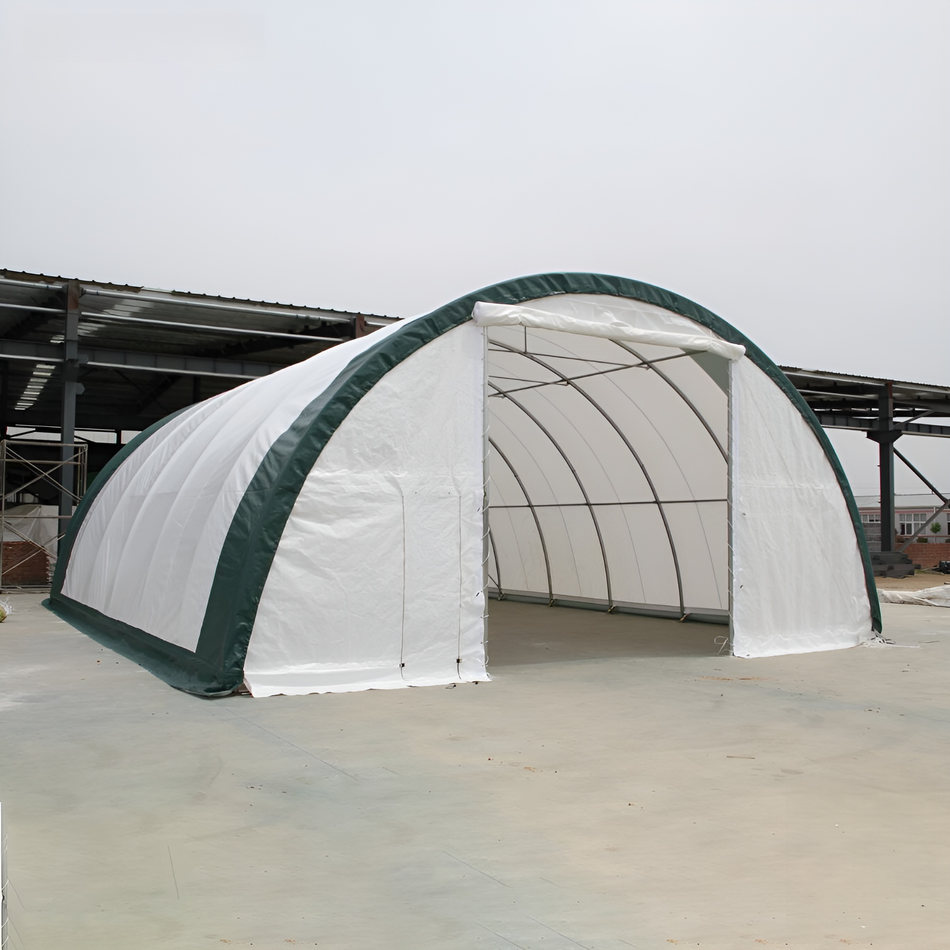 9m széles Szimplavas Félköríves Raktársátor