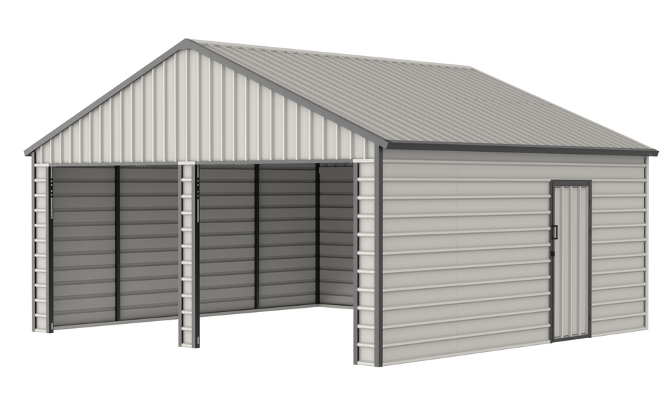 Fémszerkezetes Garázs / Tároló (630 x 580 x 376 cm)