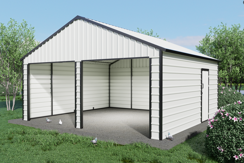 Fémszerkezetes Garázs / Tároló (700 x 670 x 376 cm)